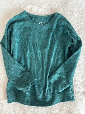Primary Teal Green Kids’ long Sleeve Shirt 3T
